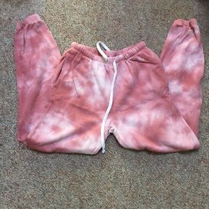 COPY - Garage Tye-dyed Sweatpants/joggers  2 pink pairs size XS